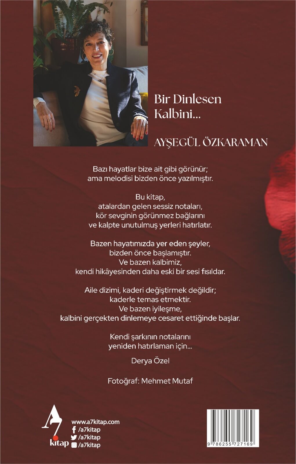 Bir Dinlesen Kalbini - Ayşegül Özkaraman arka