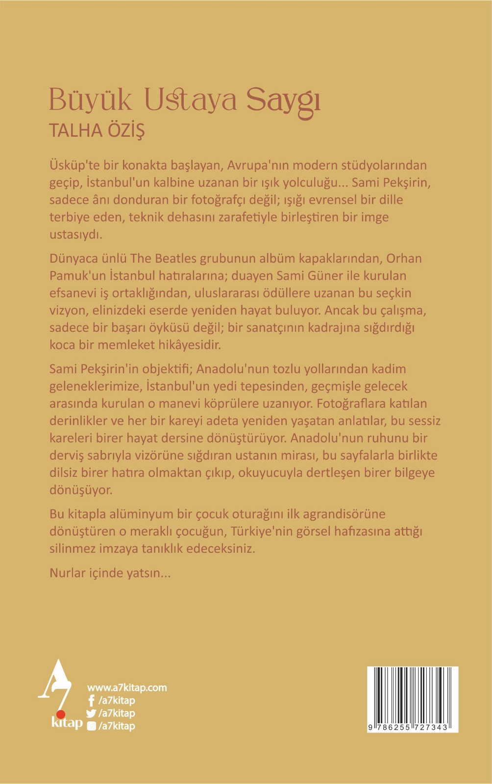 Büyük Ustaya Saygı / Talha Öziş / Biyografi - Görsel 2