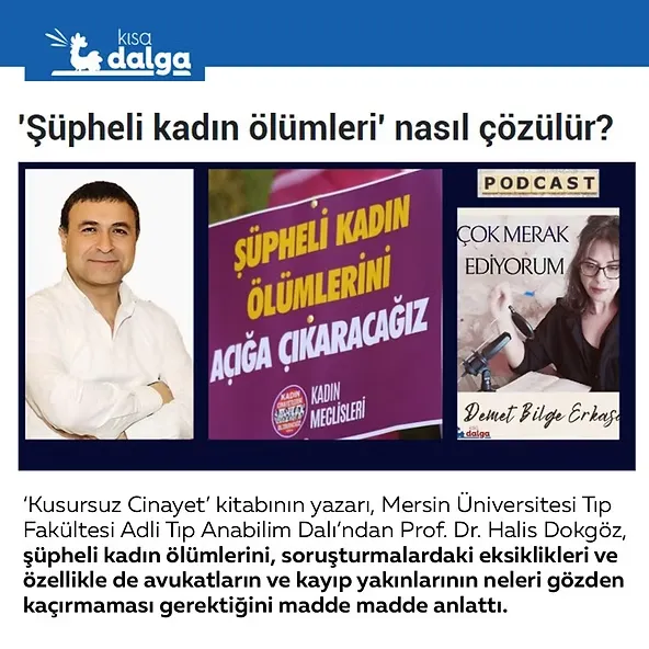 A7 Kitap Blog - Kusursuz Cinayet 'Şüpheli kadın ölümleri' nasıl çözülür